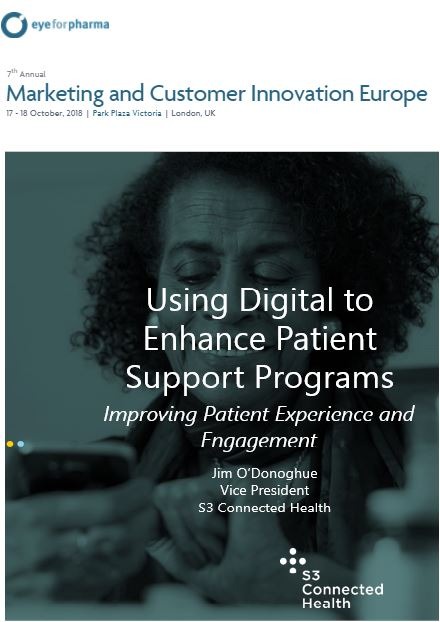 Jim O' Donoghue- Using Digital to Enhance Patient Support Programs