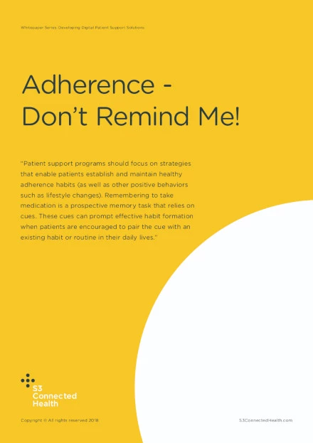 Adherence dont remind me WP cover