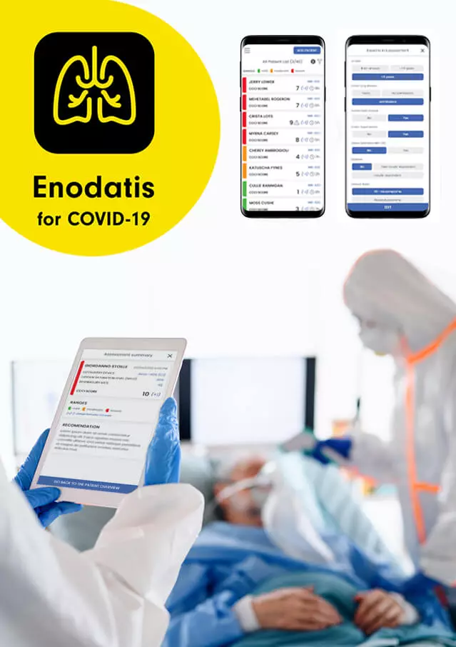 Enodatis - a web-based clinical support tool for respiratory care of COVID-19 patients.