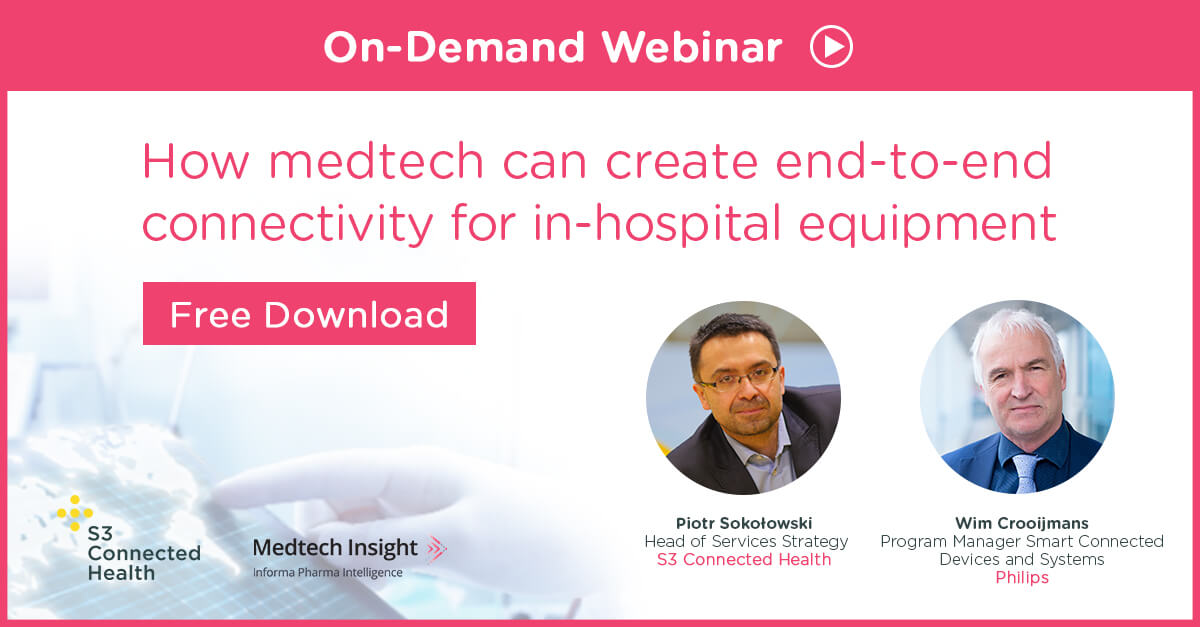 How medtech can create end-to-end connectivity for in-hospital equipment-webinar