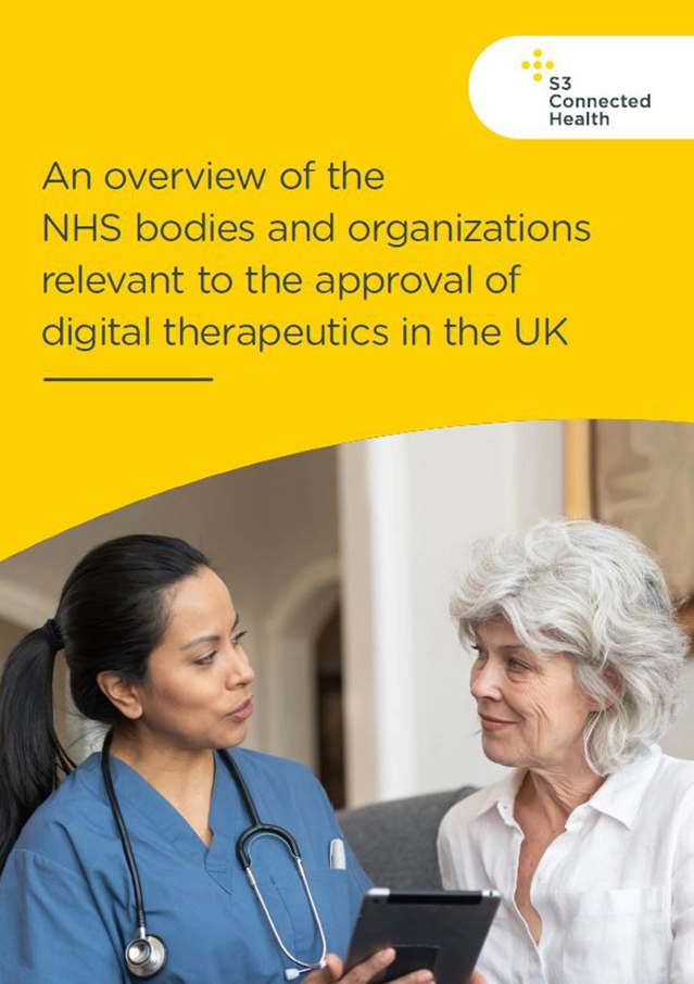 An overview of the NHS bodies and organizations relevant to the approval of digital therapeutics in the UK