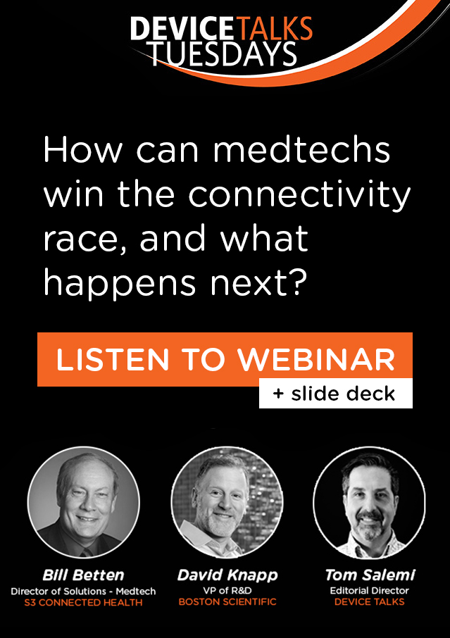 Webinar: How can medtechs win the connectivity race, and what happens next?