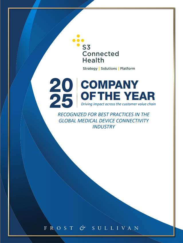 Frost & Sullivan 2025 Global Company of the Year Recognition for Excellence in Medical Device Connectivity