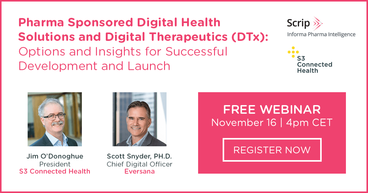 pharma sponsored digital health webinar 2021